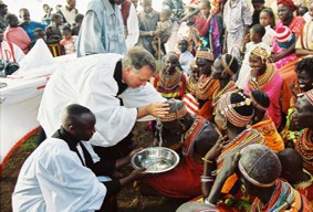 Open Air Baptism in Northern Kenya